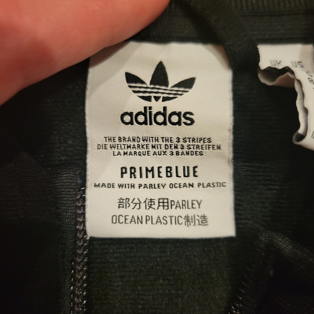 Adidas Black Baby Track Zip Up Jacket Size 12 months - Picture 4 of 7